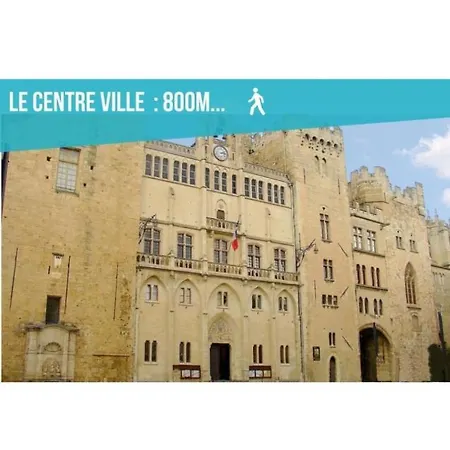 Narbonnais 13 Min Des Plages-jardin-terasse-parking